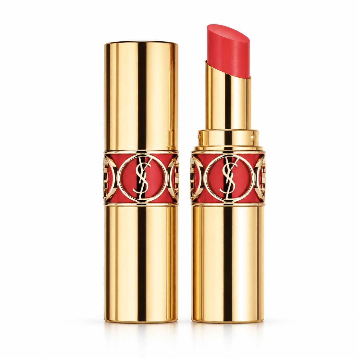 YSL Rouge Volupté Shine Oil-in-Stick 82 Orange Crepe